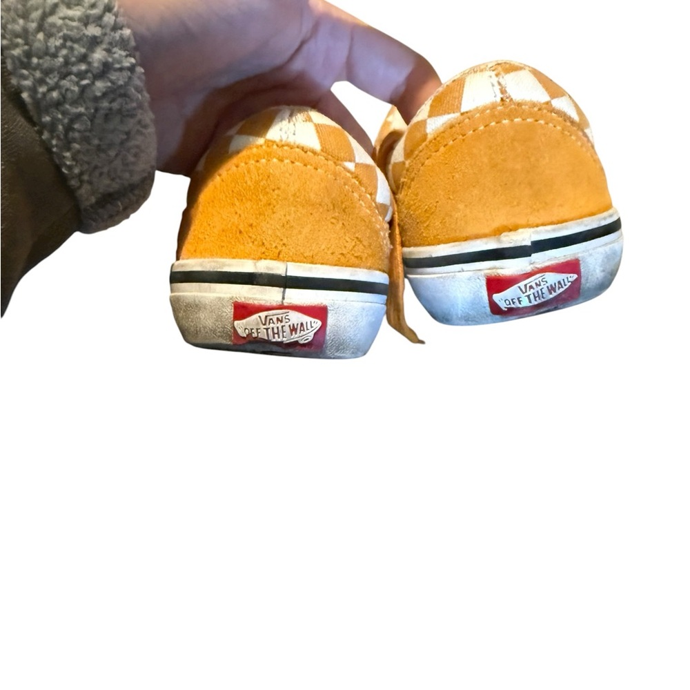Vans Orange and White Skate Shoes - Picture 4 of 6